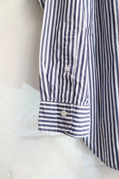 SUNNYSIDERS_*A VONTADE_*A Vontade - Lax Regular Shirt, Navy Stripe_Shirts & Tops