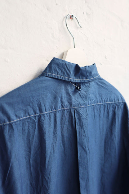 SUNNYSIDERS_*A VONTADE_*A Vontade - Lax Regular Shirts, Blue Indigo_Shirts