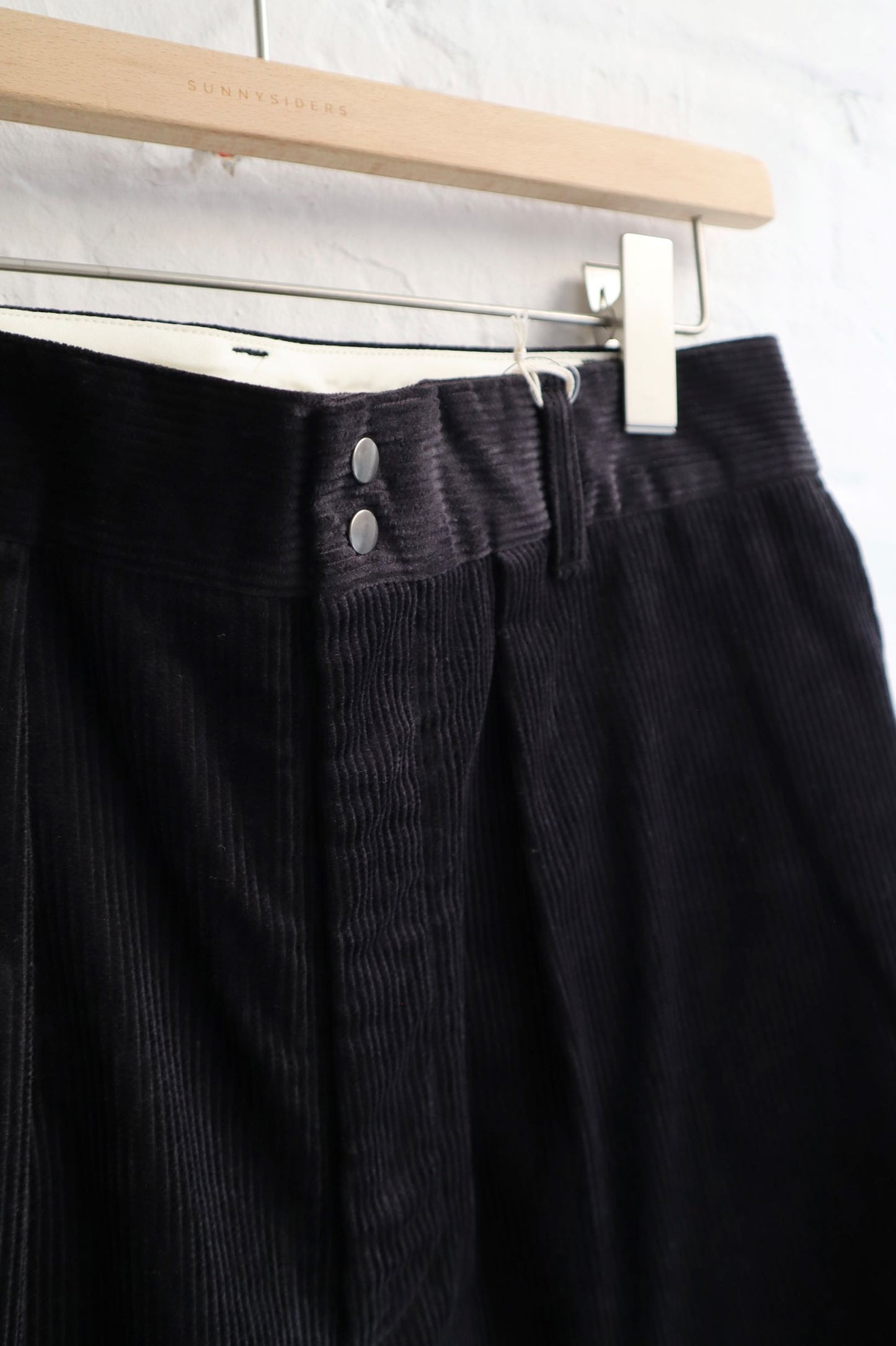 Fujito - Wide Slacks, Black