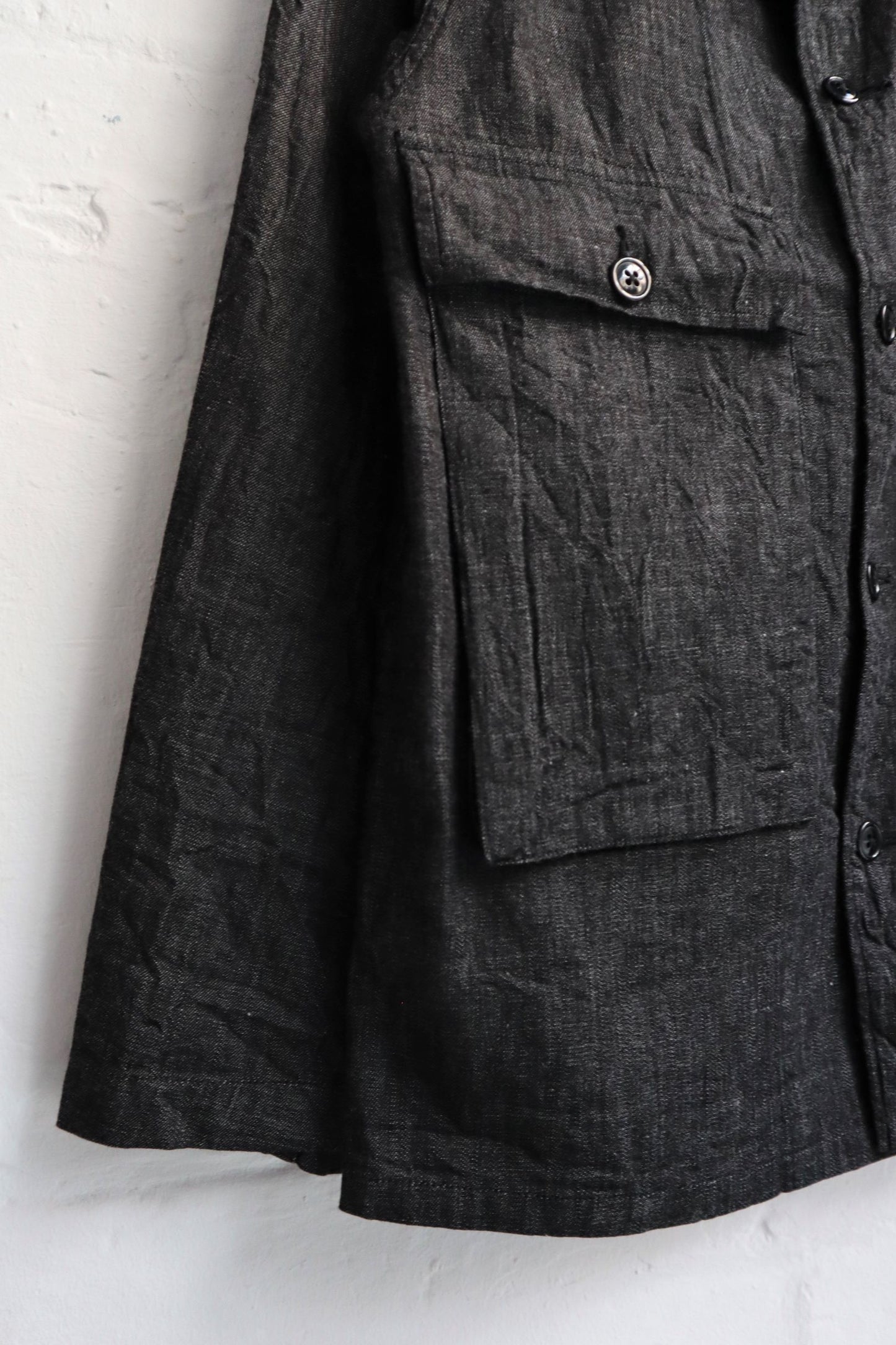 SUNNYSIDERS_*A VONTADE_*A Vontade - Naval Utility Jacket, Black Denim_Coats & Jackets