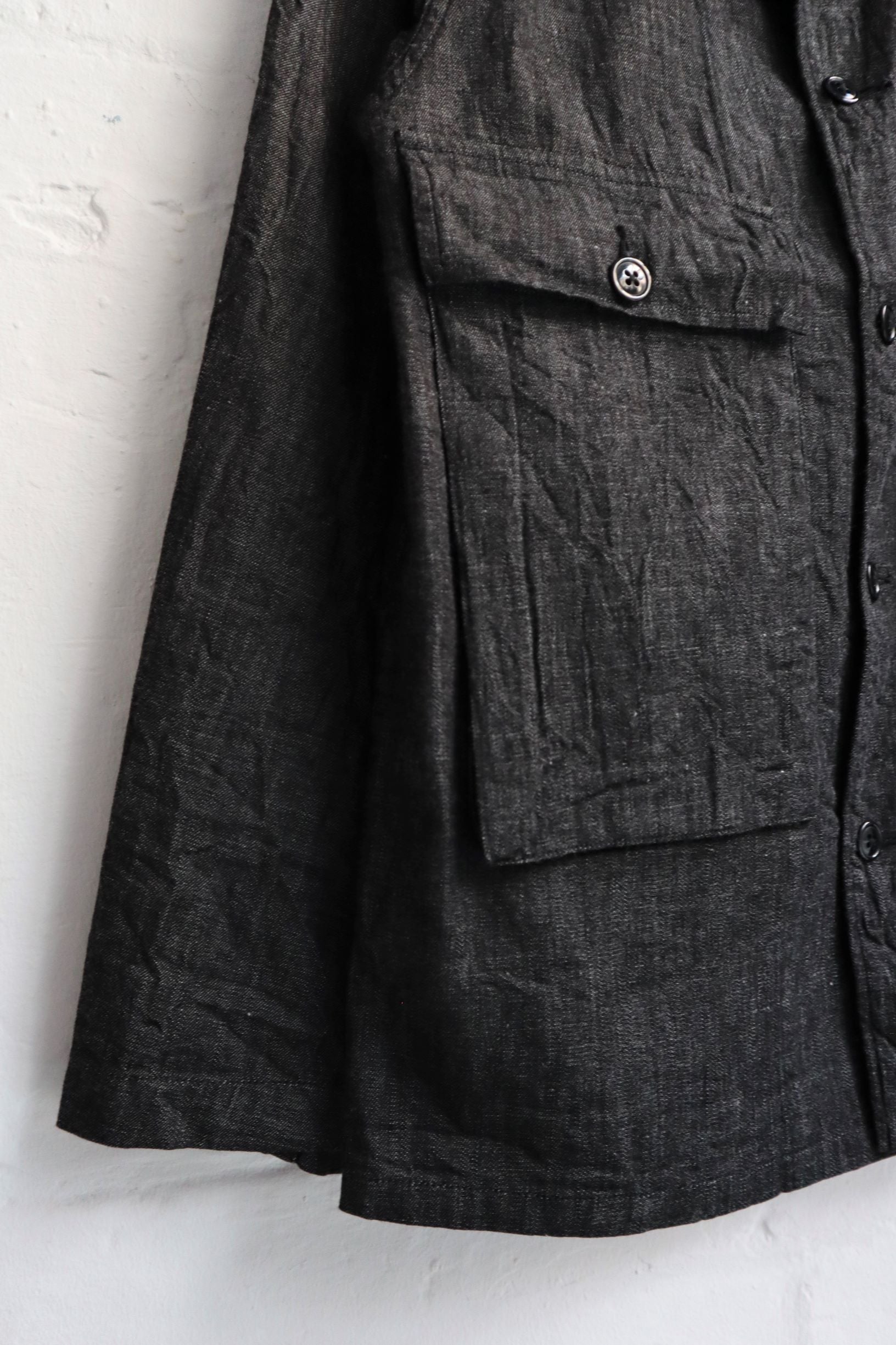 SUNNYSIDERS_*A VONTADE_*A Vontade - Naval Utility Jacket, Black Denim_Coats & Jackets