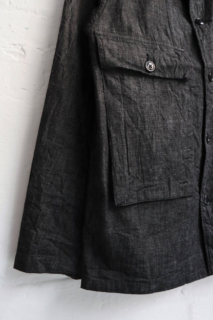 SUNNYSIDERS_*A VONTADE_*A Vontade - Naval Utility Jacket, Black Denim_Coats & Jackets