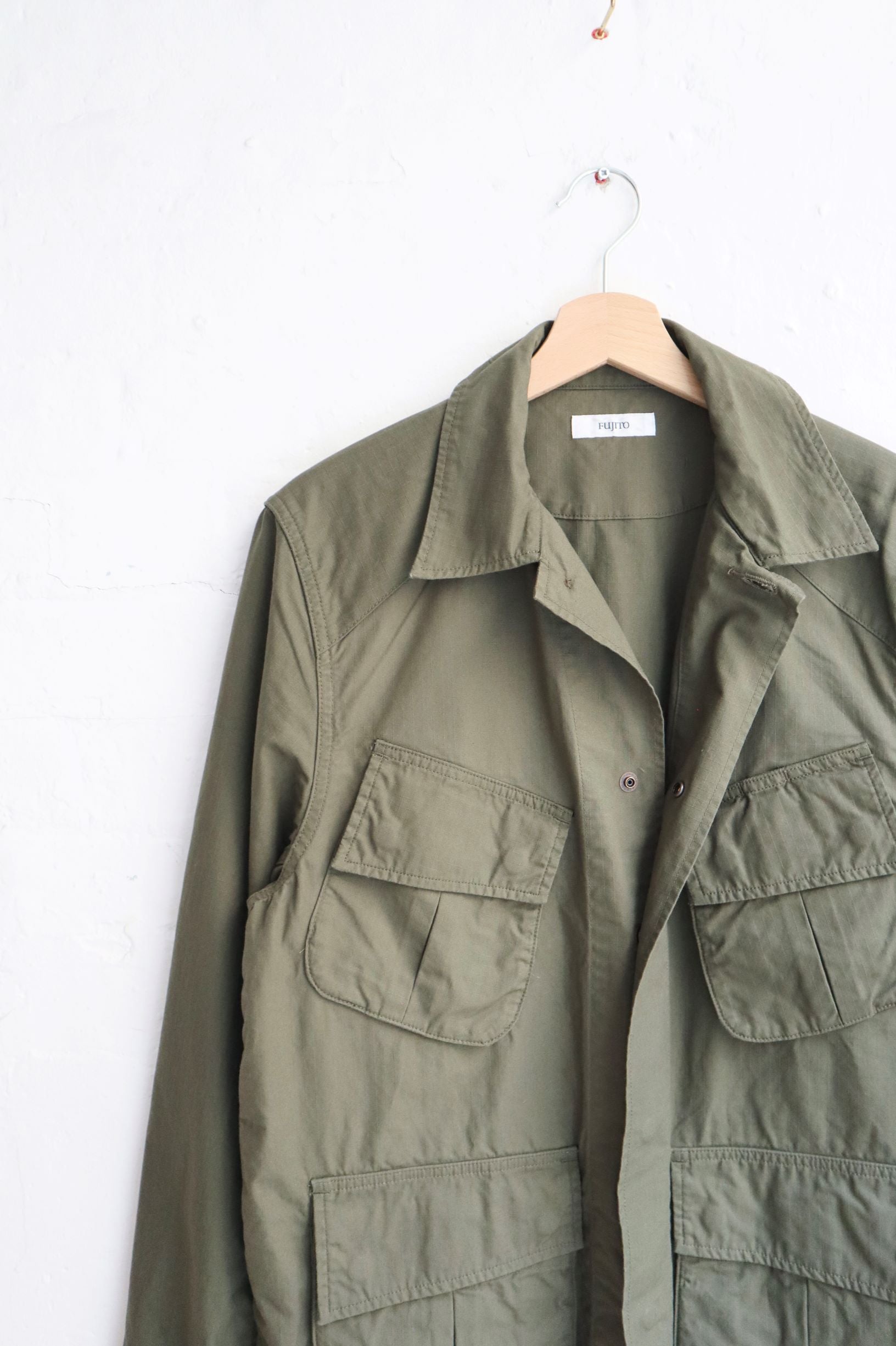 SUNNYSIDERS_FUJITO_Fujito - Jungle Fatigue Jacket, Olive Green_Jackets