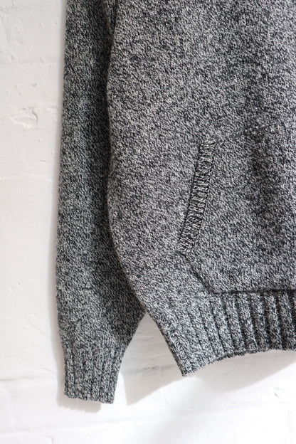 SUNNYSIDERS_FUJITO_Fujito - Shawl Collar Sweater, Mix Black_knitwear