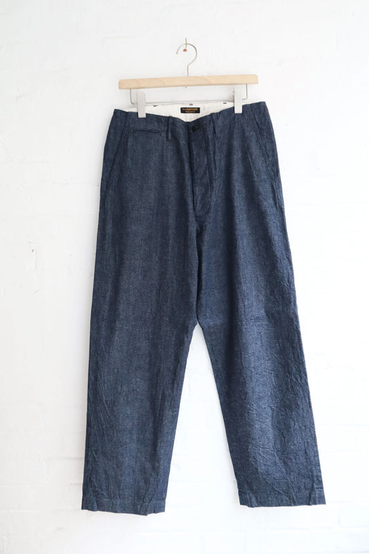 *A Vontade - Type 45 Chino Trousers, Indigo