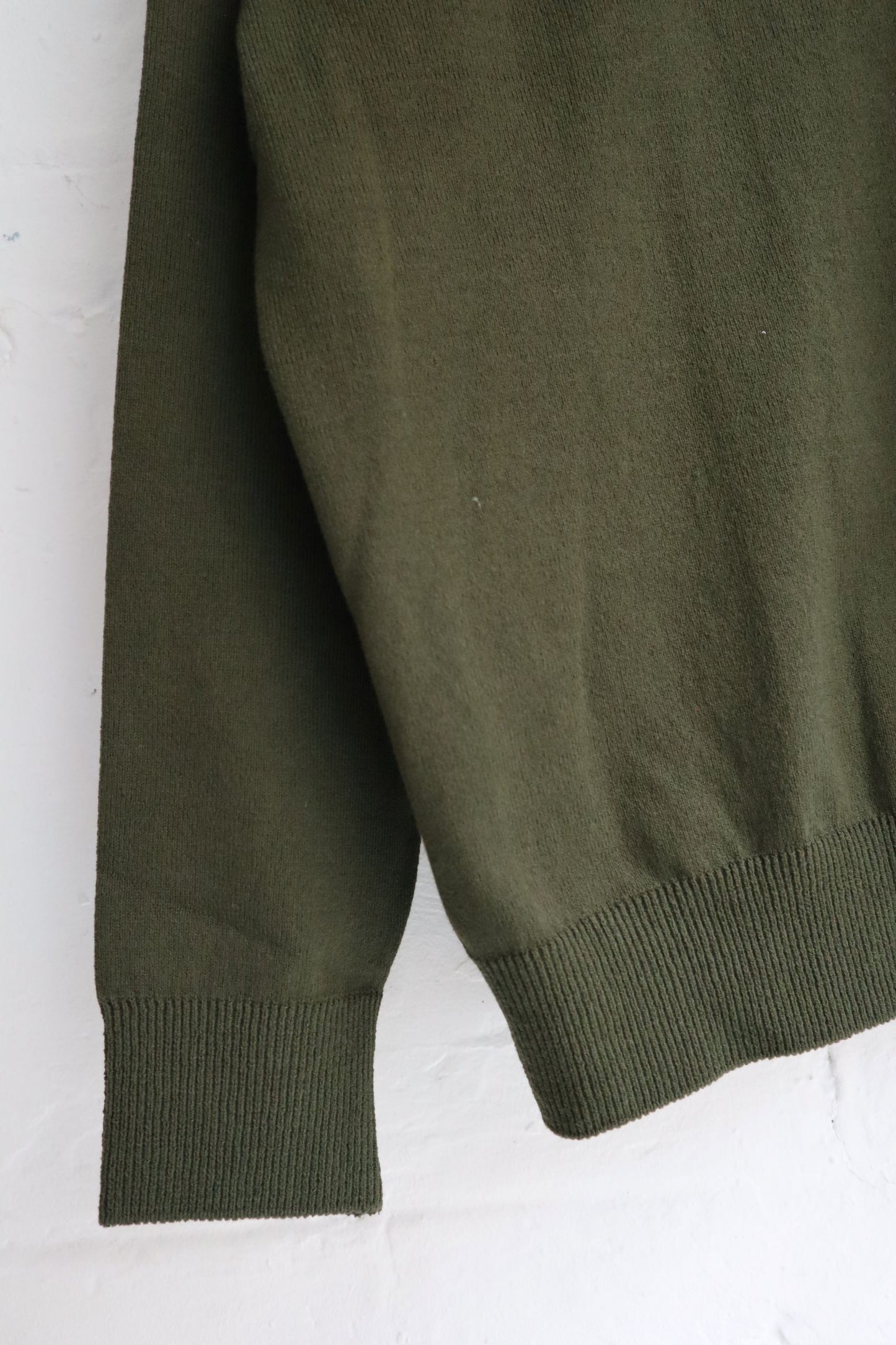 Yonetomi - Wave Cotton Knit Pullover, Khaki