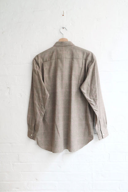 Sunnysiders - Regular Collar Shirt, Beige Check