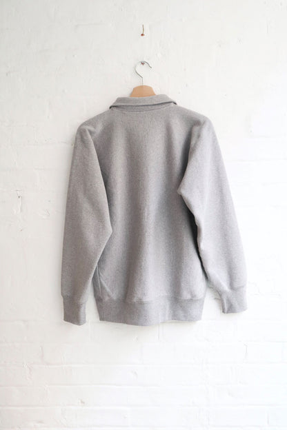 SUNNYSIDERS_*A VONTADE_*A Vontade - Half Zip Sweatshirt, Grey Marl_Sweats