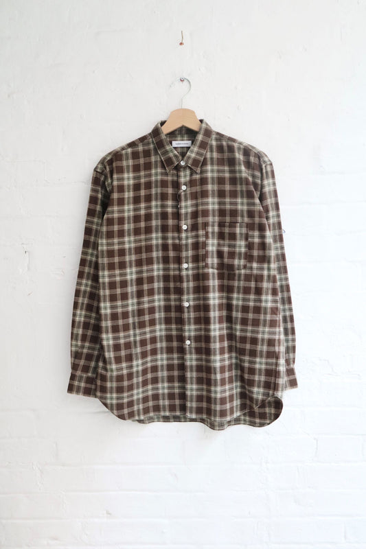 Sunnysiders - Regular Collar Shirt, Brown Check