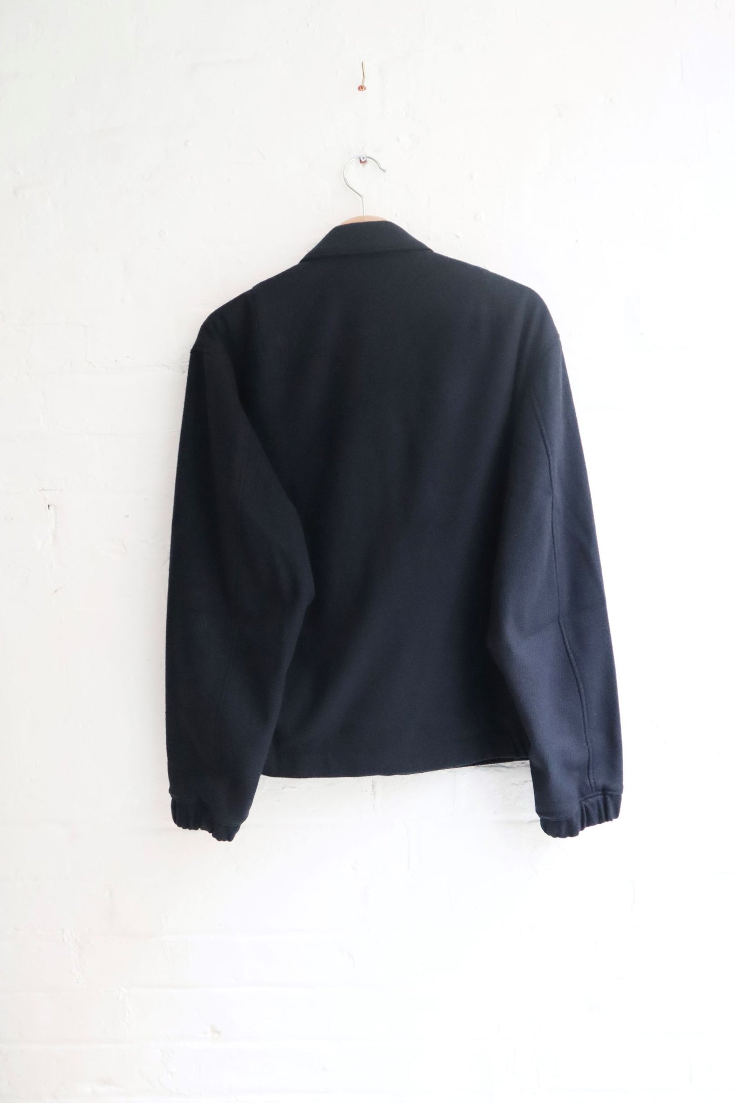 Fujito - Zip Wool Blouson, Dark Navy