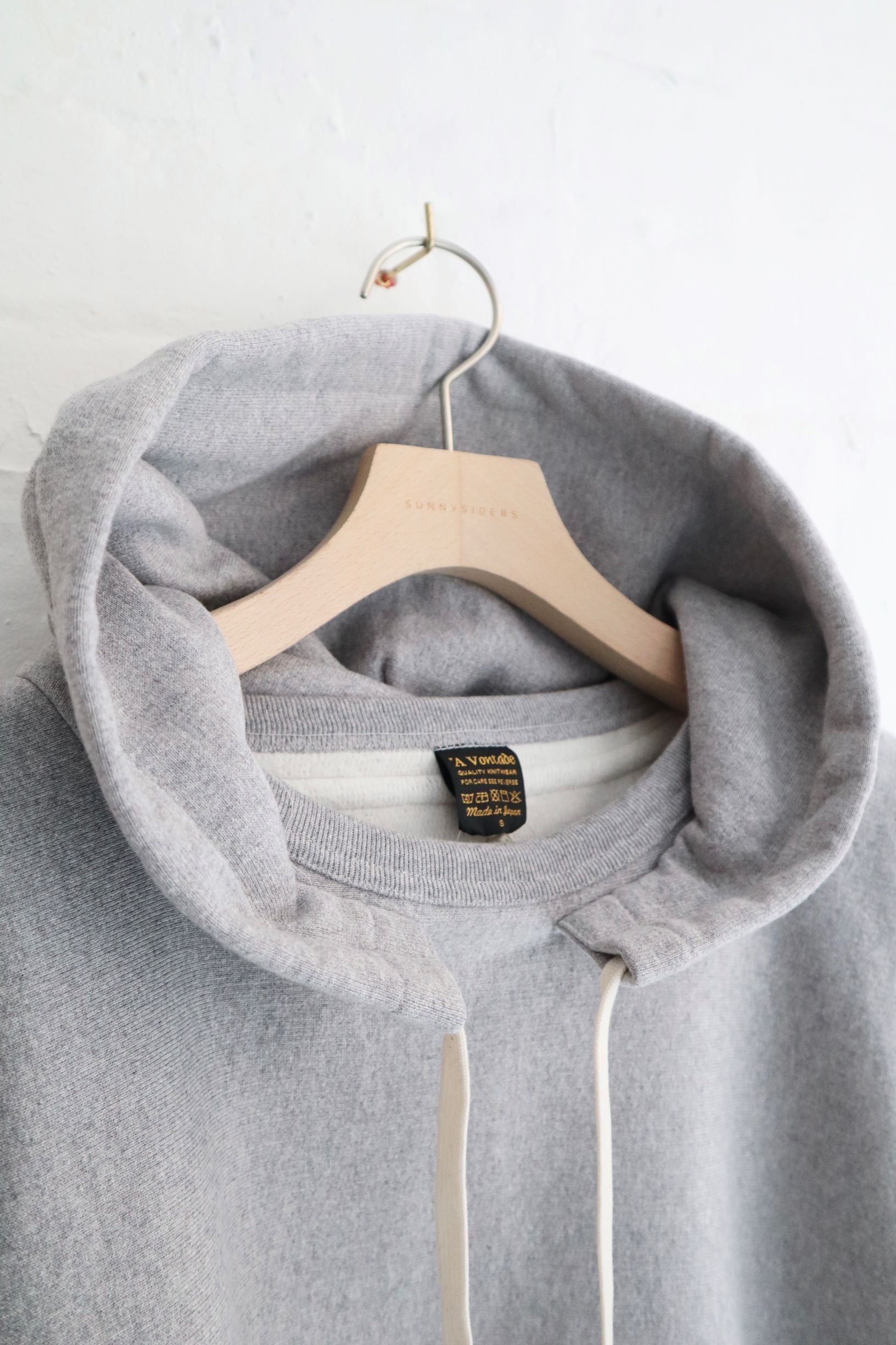 SUNNYSIDERS_*A VONTADE_*A Vontade - After Hoodie Parka, Grey Marl_Sweats