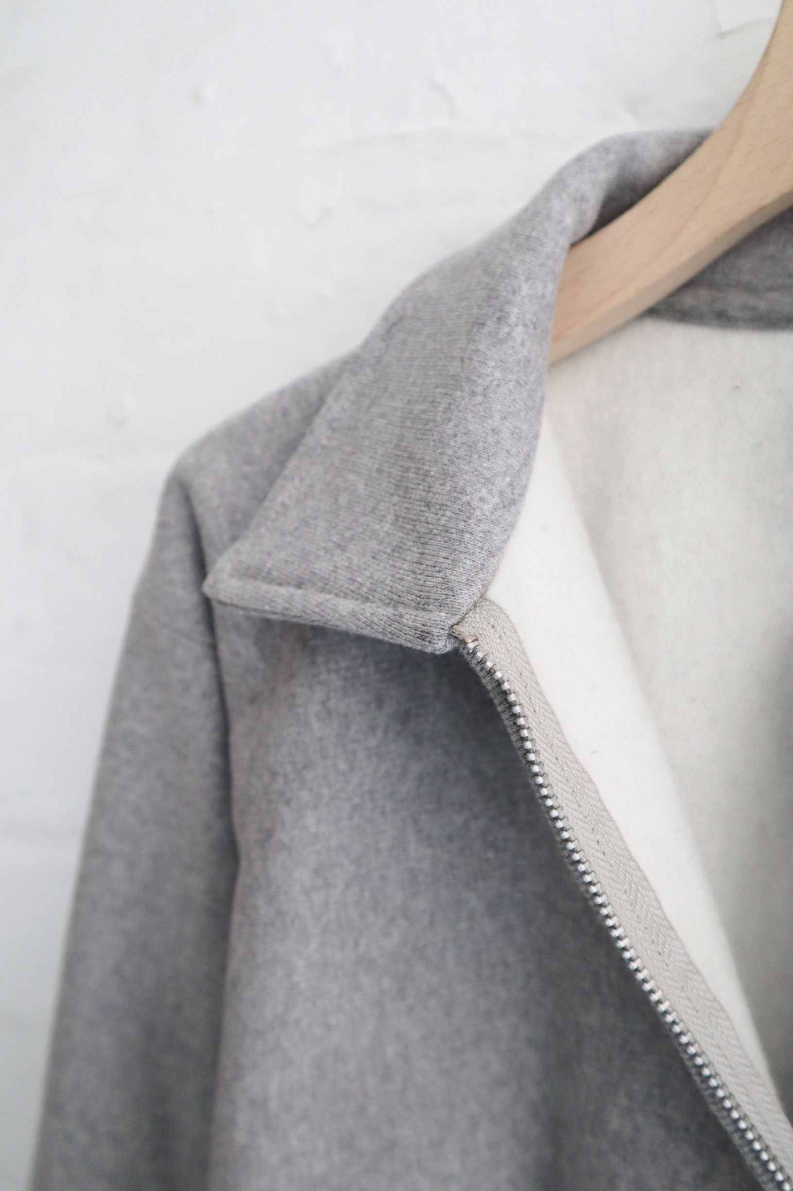 SUNNYSIDERS_*A VONTADE_*A Vontade - Half Zip Sweatshirt, Grey Marl_Sweats