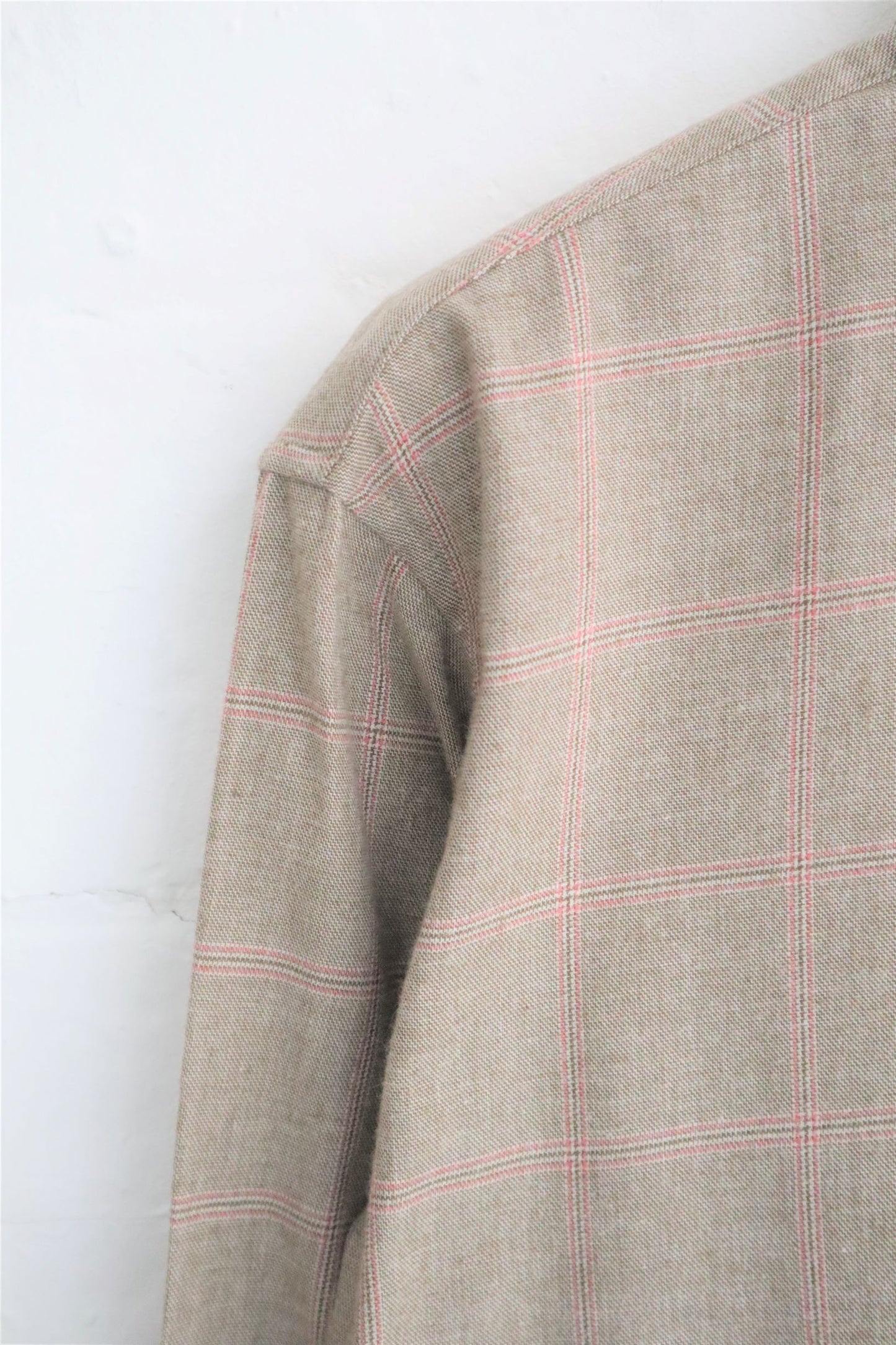 Sunnysiders - Regular Collar Shirt, Beige Check
