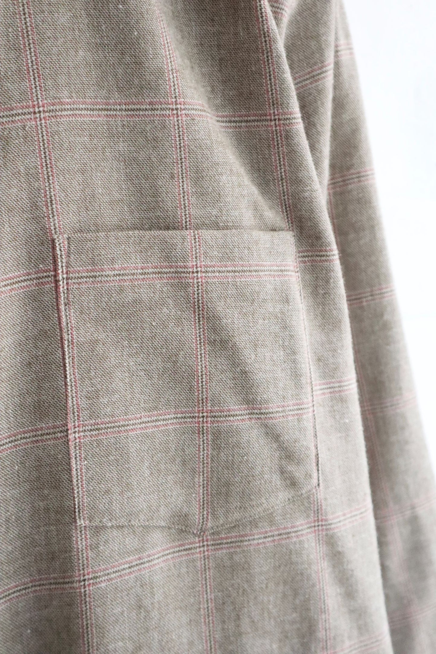 Sunnysiders - Regular Collar Shirt, Beige Check