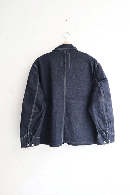 H. Unit - Denim Coverall Jacket, Indigo (One Wash)