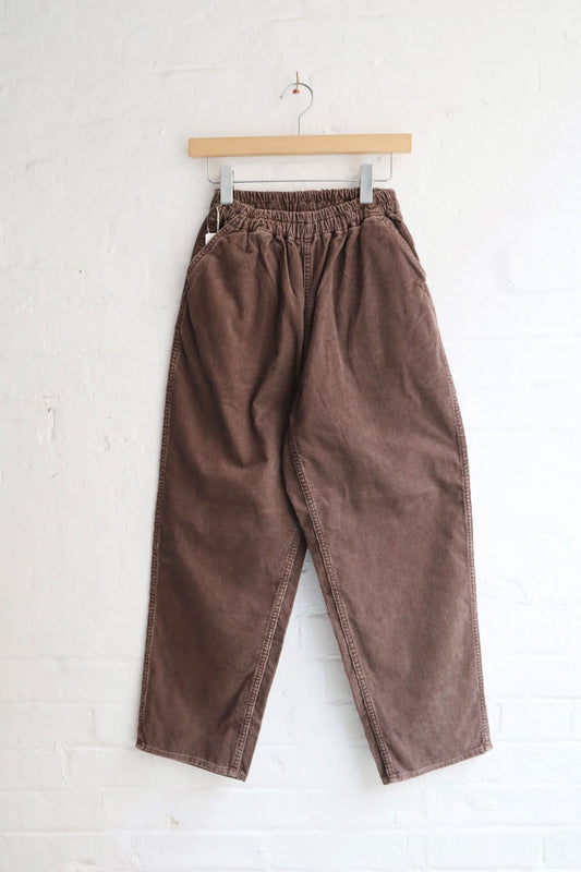 H. Unit - Corduroy Easy Pants, Washed Brown