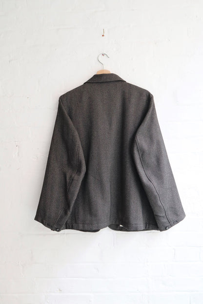 H. Unit - Tech-Tweed Jacket, Gray Herringbone