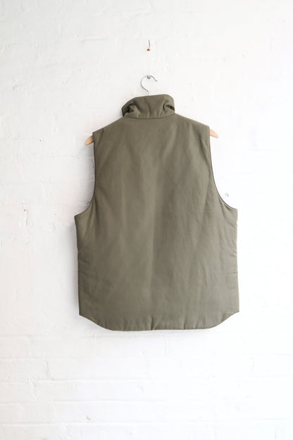 *A Vontade - Reversable Vest, Olive / Khaki