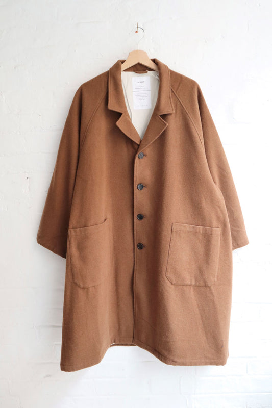 H. Unit - Wool Raglan Atelier's Coat, Mocha