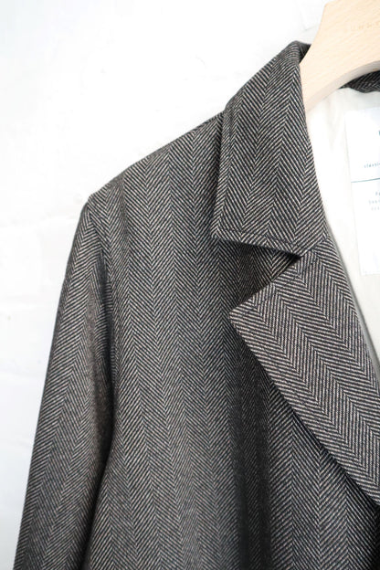 H. Unit - Tech-Tweed Jacket, Gray Herringbone