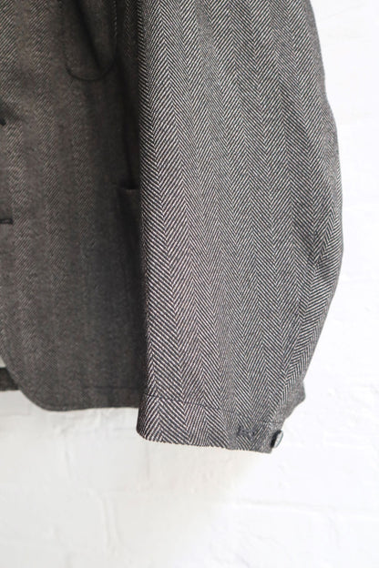 H. Unit - Tech-Tweed Jacket, Gray Herringbone