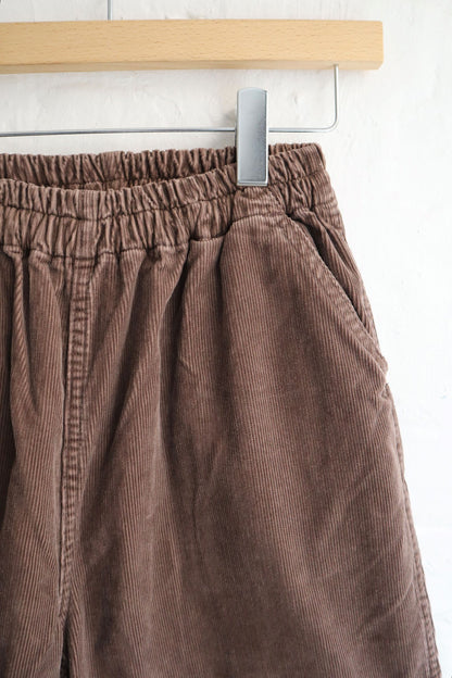 H. Unit - Corduroy Easy Pants, Washed Brown