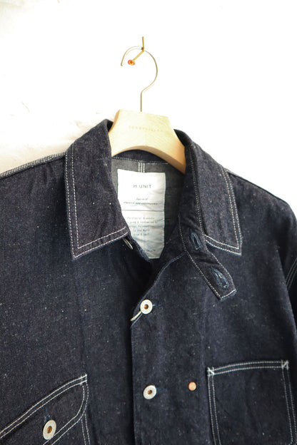 H. Unit - Denim Coverall Jacket, Indigo (One Wash)