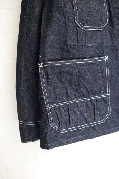 H. Unit - Denim Coverall Jacket, Indigo (One Wash)