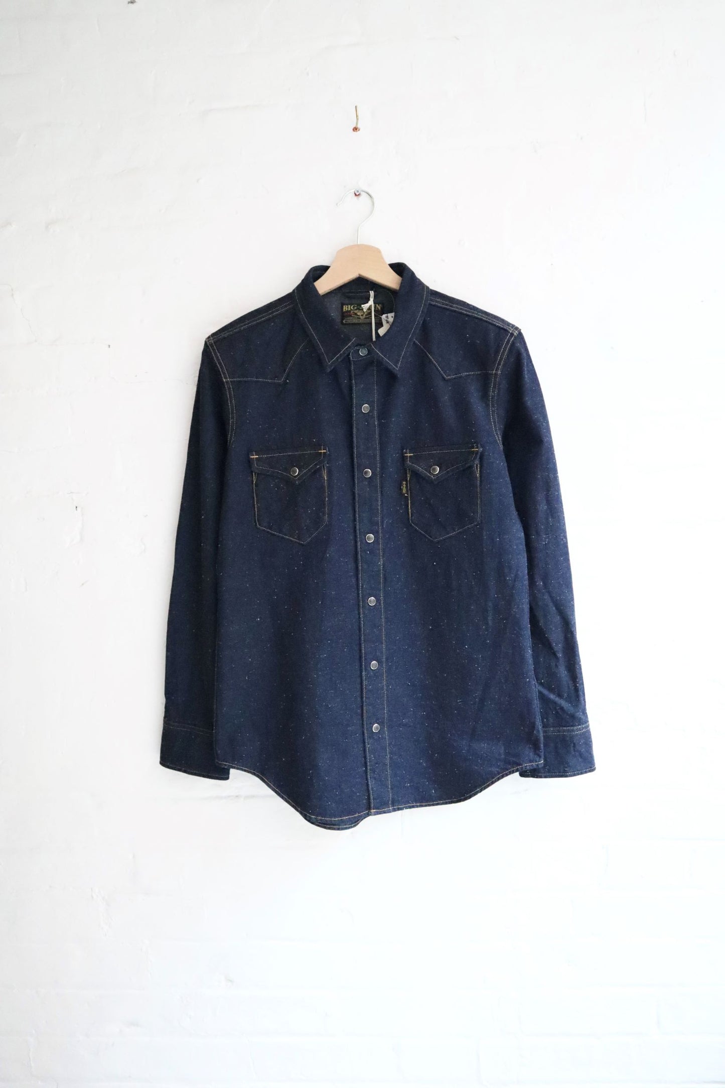 Big John, Selvedge Denim Work Shirt, Indigo