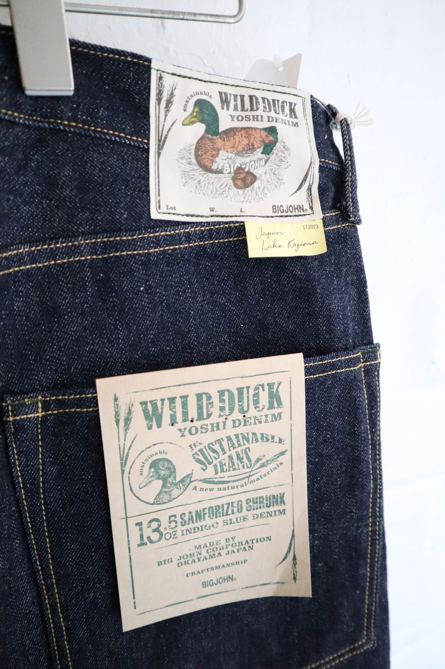 Big John - Wide Straight 'Yoshi Denim', One Wash