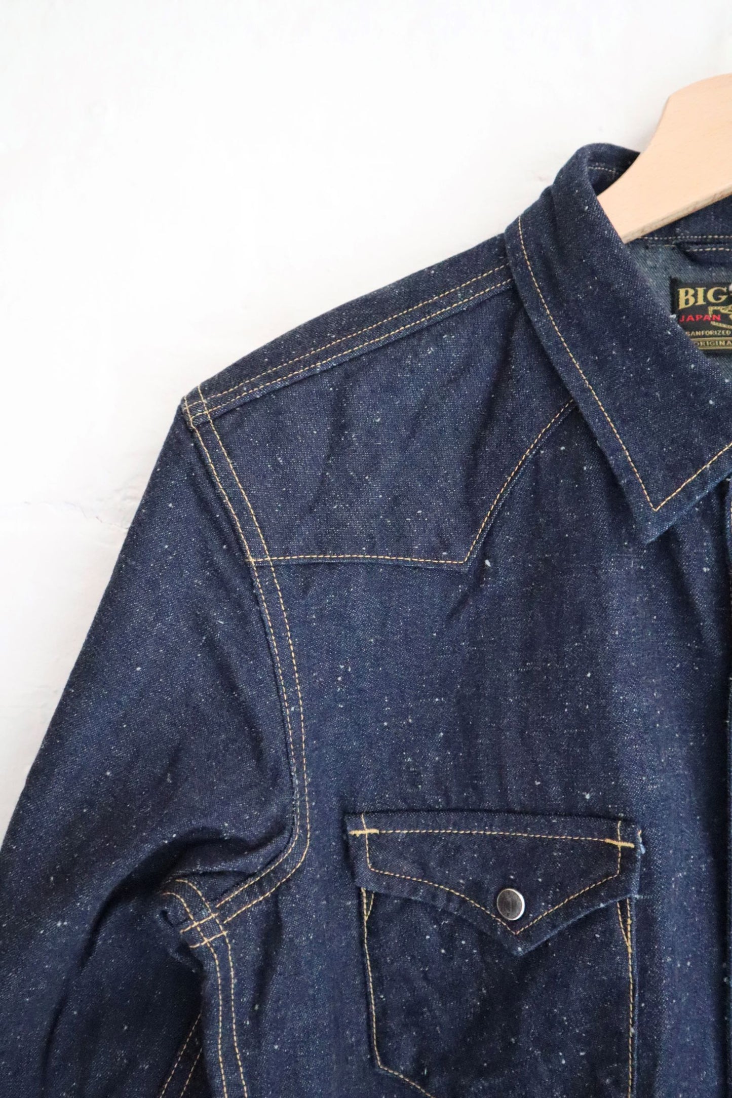 Big John, Selvedge Denim Work Shirt, Indigo