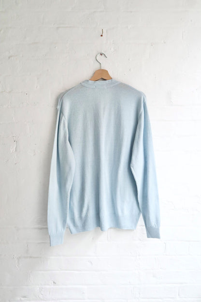 Fujito - Knit Cardigan, Sax