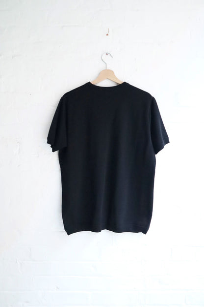 Fujito - Knit T-Shirt, Black