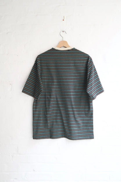 Sunnysiders - Multi Border T-Shirt, Black