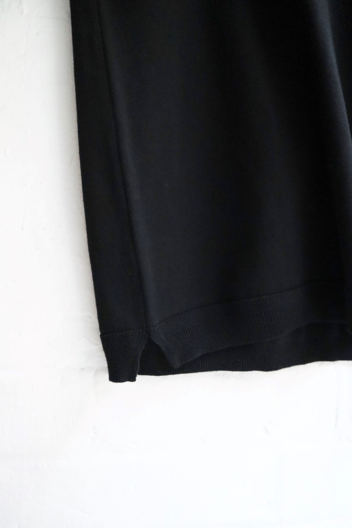 Fujito - Knit T-Shirt, Black