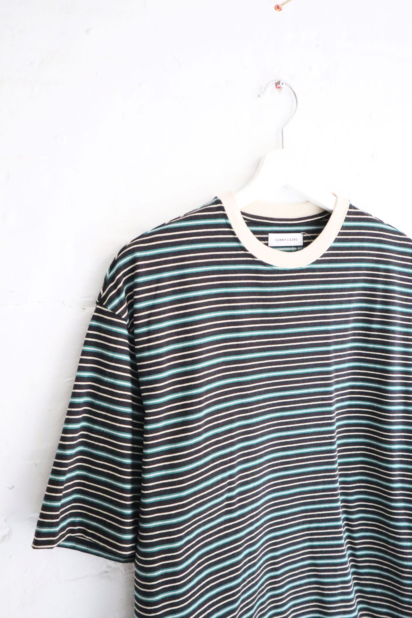 Sunnysiders - Multi Border T-Shirt, Black