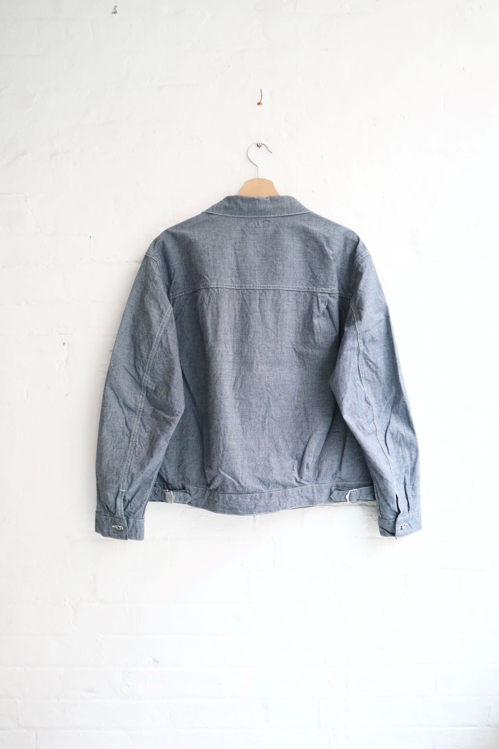ジャケット・アウター POST43DV vintage pincheck indigo A Vontade - Coal Mine Blouse, Indigo Pincheck – SUNNYSIDERS