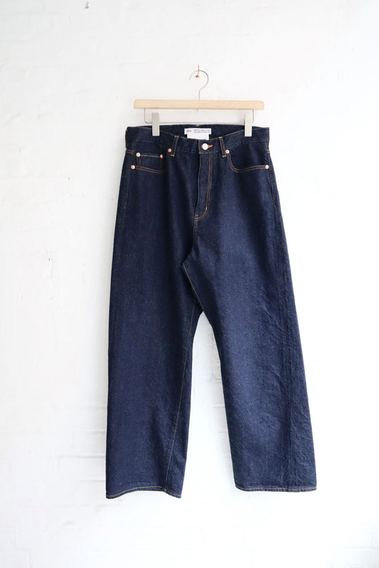 Yaeca - No.19 Wide Jeans, Indigo