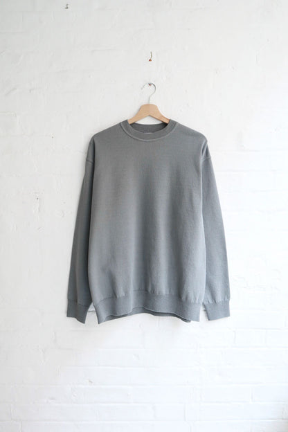 Yonetomi - Wave Cotton Pullover, Grey