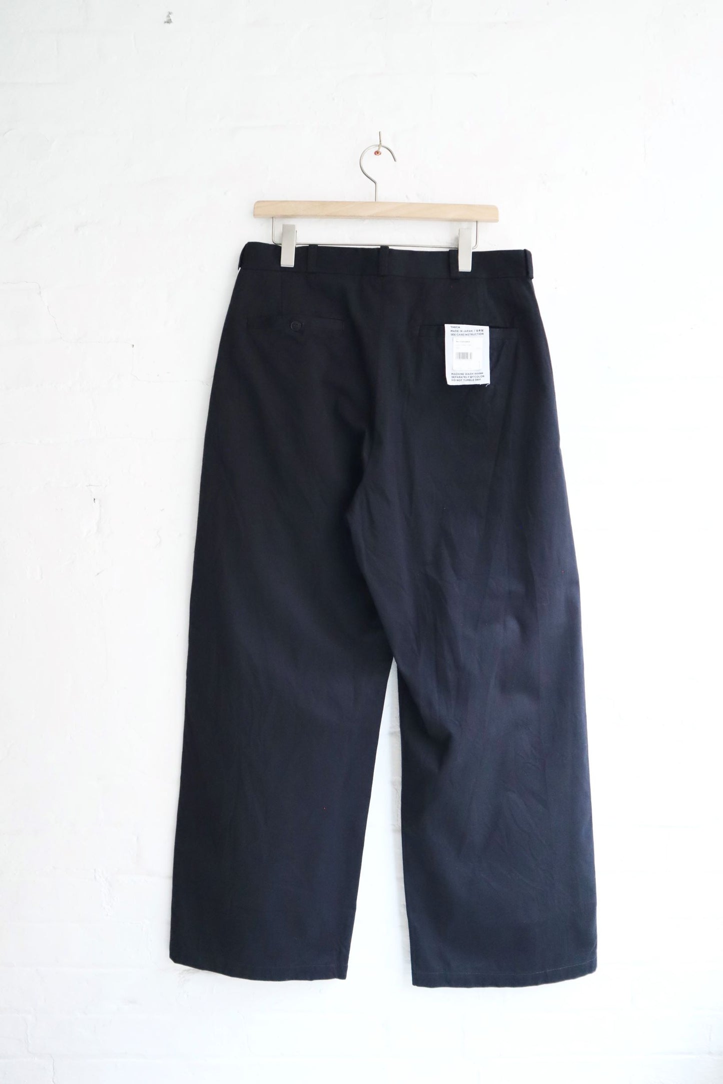 Yaeca - Wide Chino Trousers, Navy