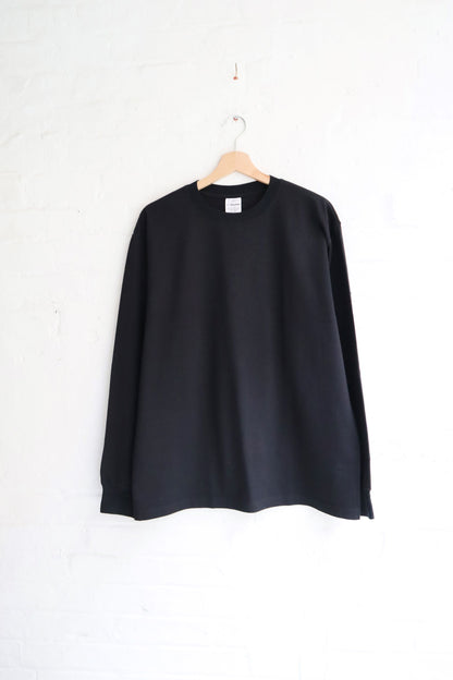 Yonetomi - 'New Basic' Long Sleeve T-Shirt, Black