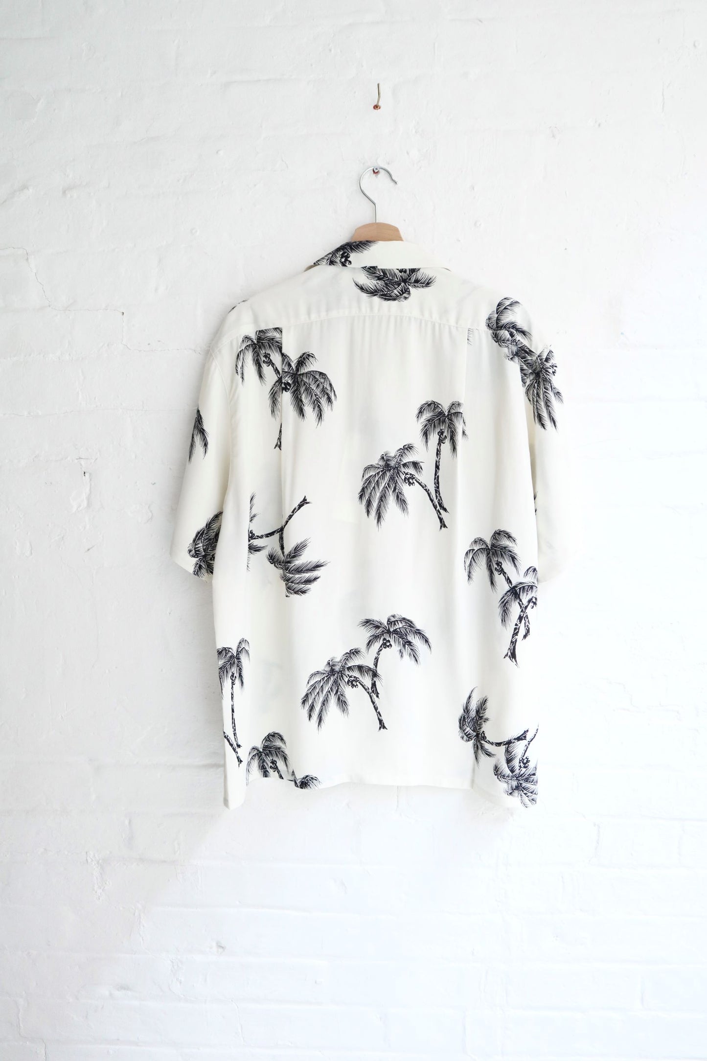 Sunnysiders - Open Collar Shirt, Pearl White