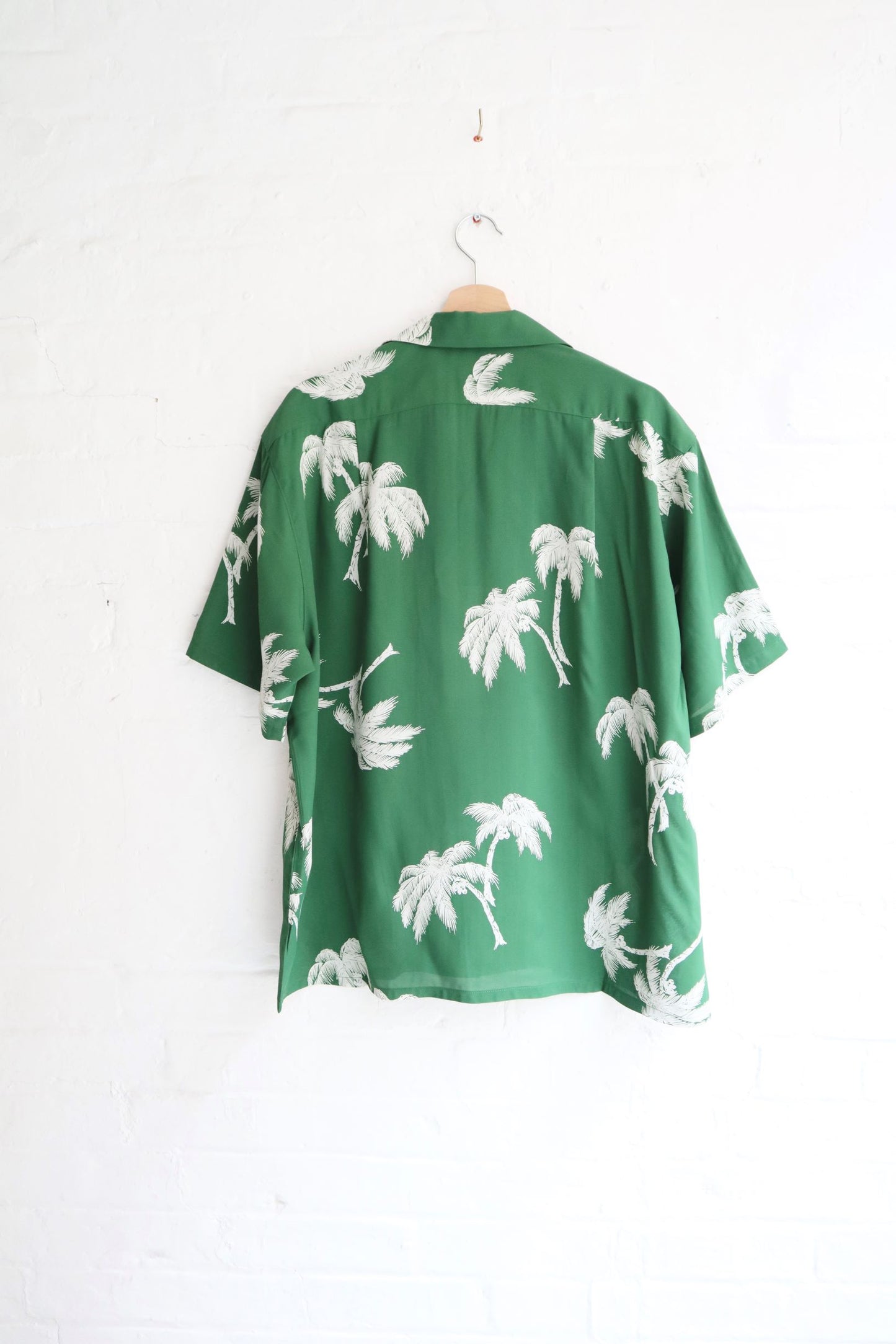 SUNNYSIDERS_SUNNYSIDERS_Sunnysiders - Open Collar Shirt, Emerald Green_Shirts