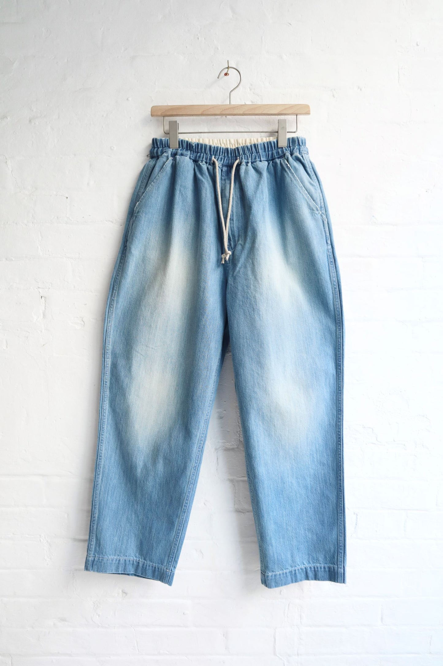 H.Unit - Easy Pants, Washed Denim