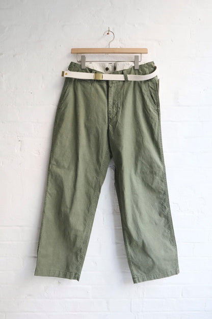 Master & Co. - Regular Chino (Belted), Olive