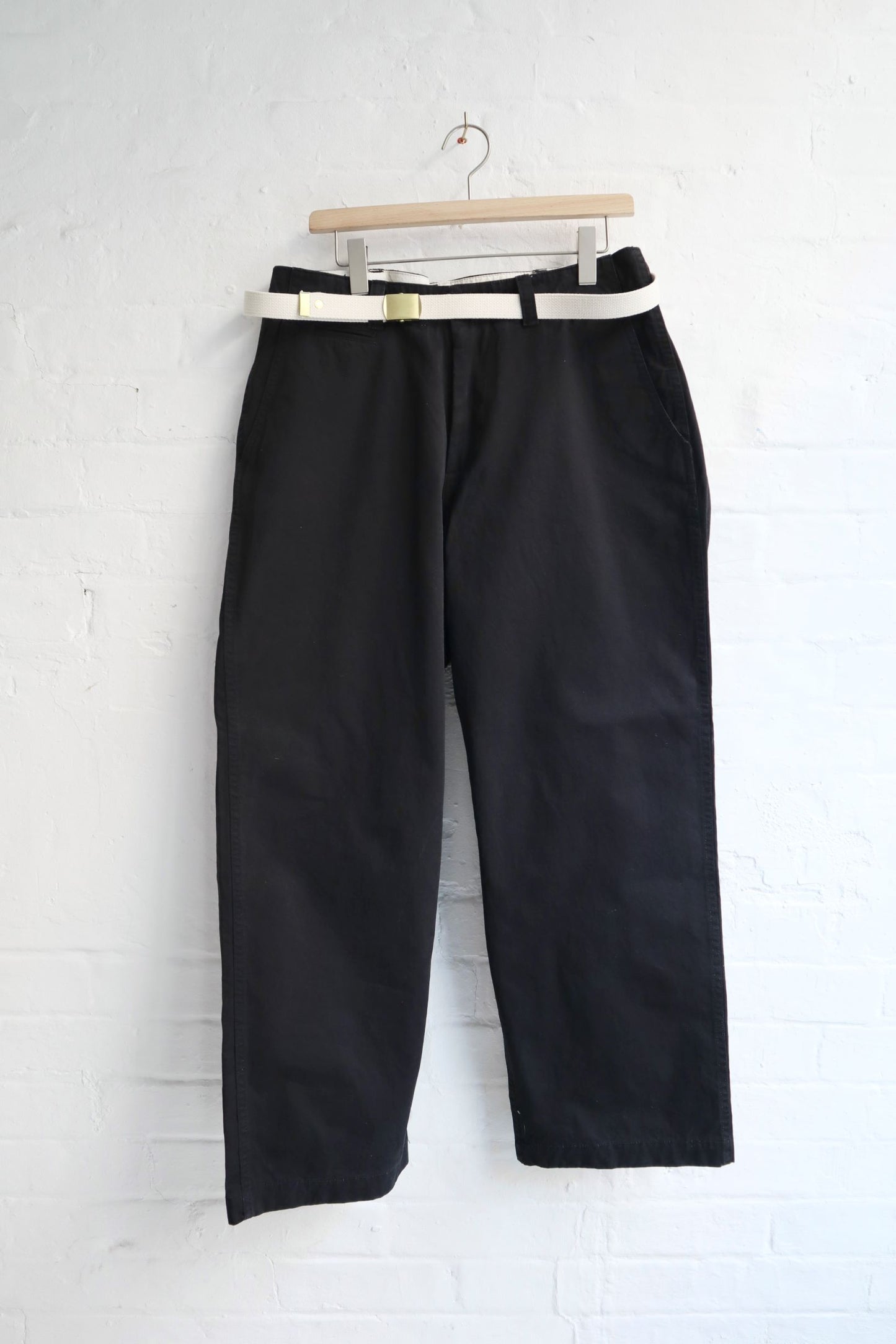 Master & Co. - Regular Chino (Belted), Black