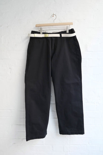 Master & Co. - Regular Chino (Belted), Black