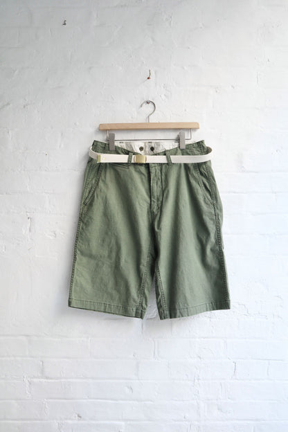 Master & Co. - Regular Shorts (Belted), Olive