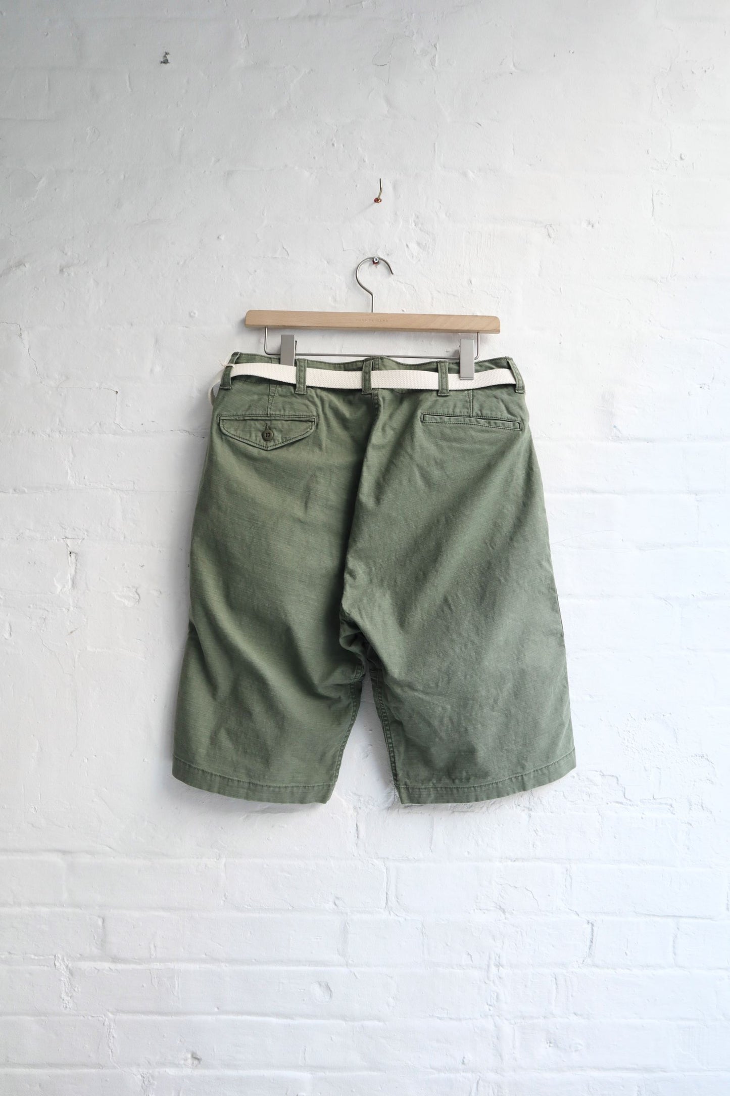 Master & Co. - Regular Shorts (Belted), Olive