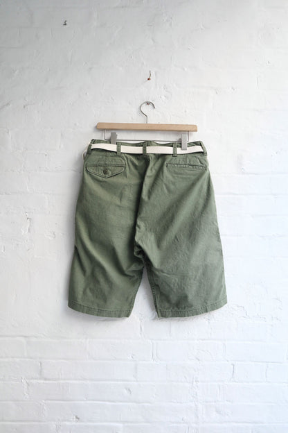 Master & Co. - Regular Shorts (Belted), Olive
